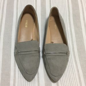 Express Women’s Gray Loafer Size 8